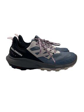 Salomon Outpulse Shoes Womens Size 7.5 Blue Trail Running Hiking Contagrip Sneak